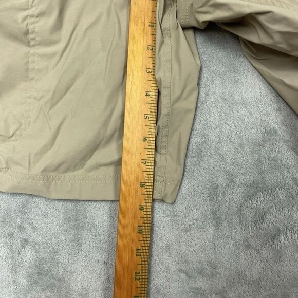 Eddie Bauer Mens 38 Rainier Tech Shorts Nylon Spandex Beige 6756 - Picture 6 of 8